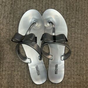 Michael Kors Bow Flip Flops